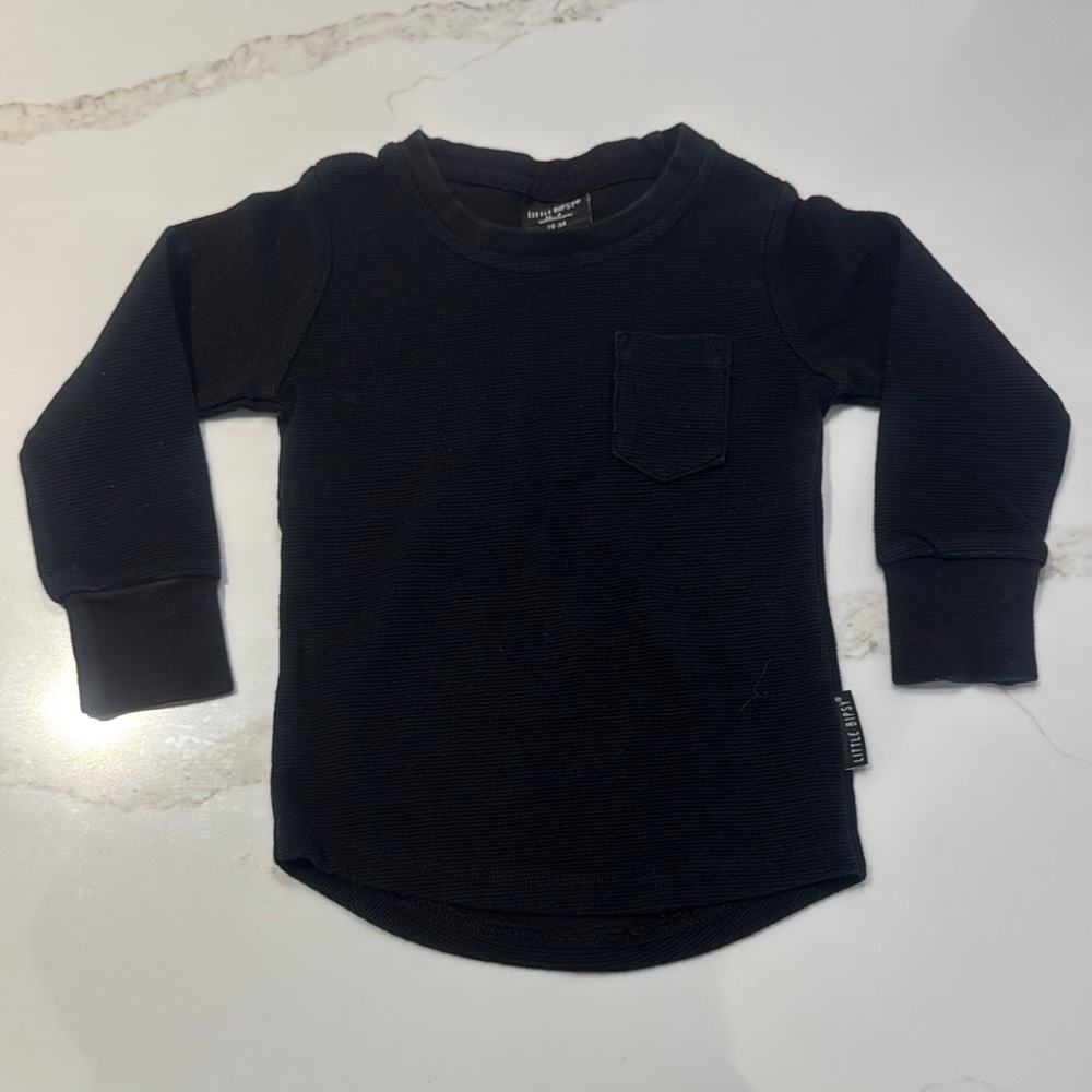 Little Bipsy Black Long Sleeve Tee